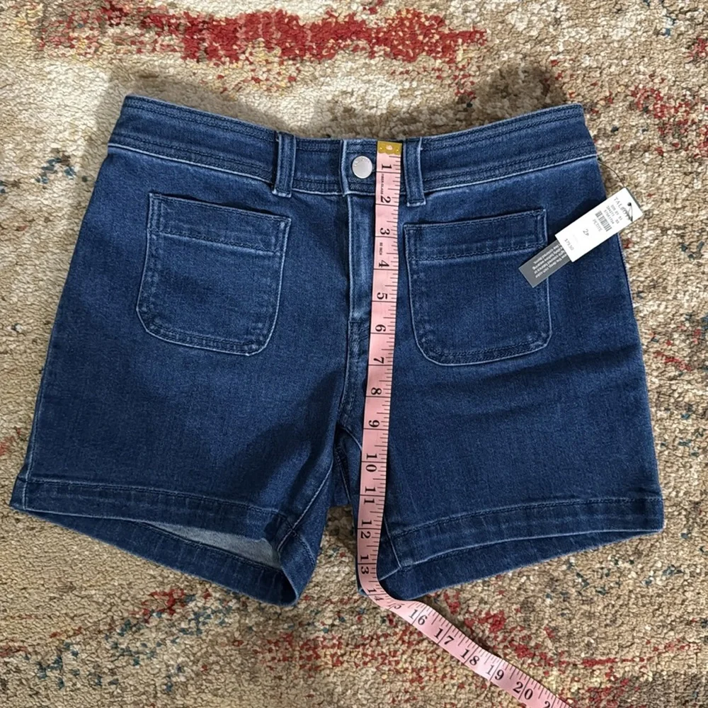 Talbots Petite Blue Denim Sailor Shorts